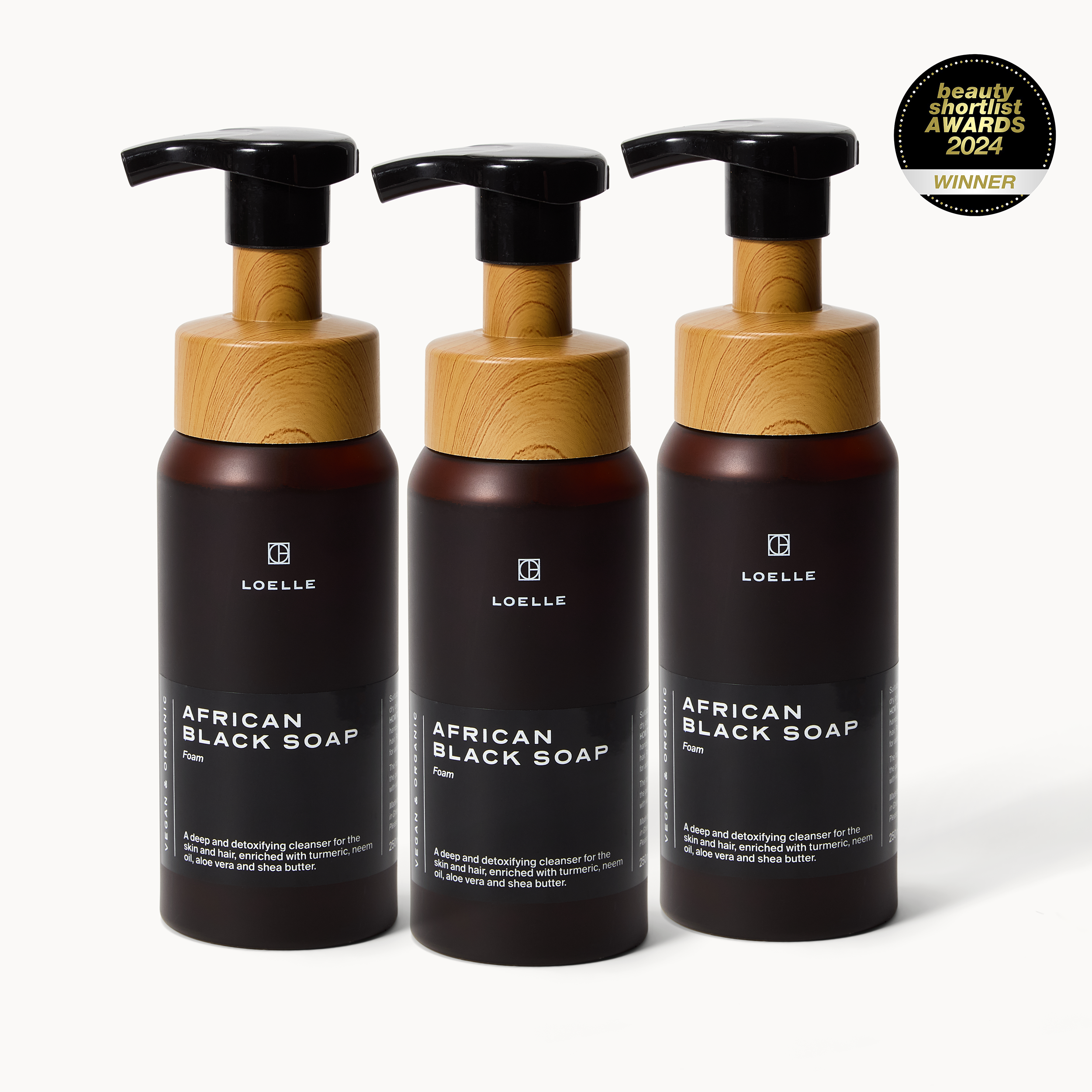 African Black Soap Foam - 3x250ml