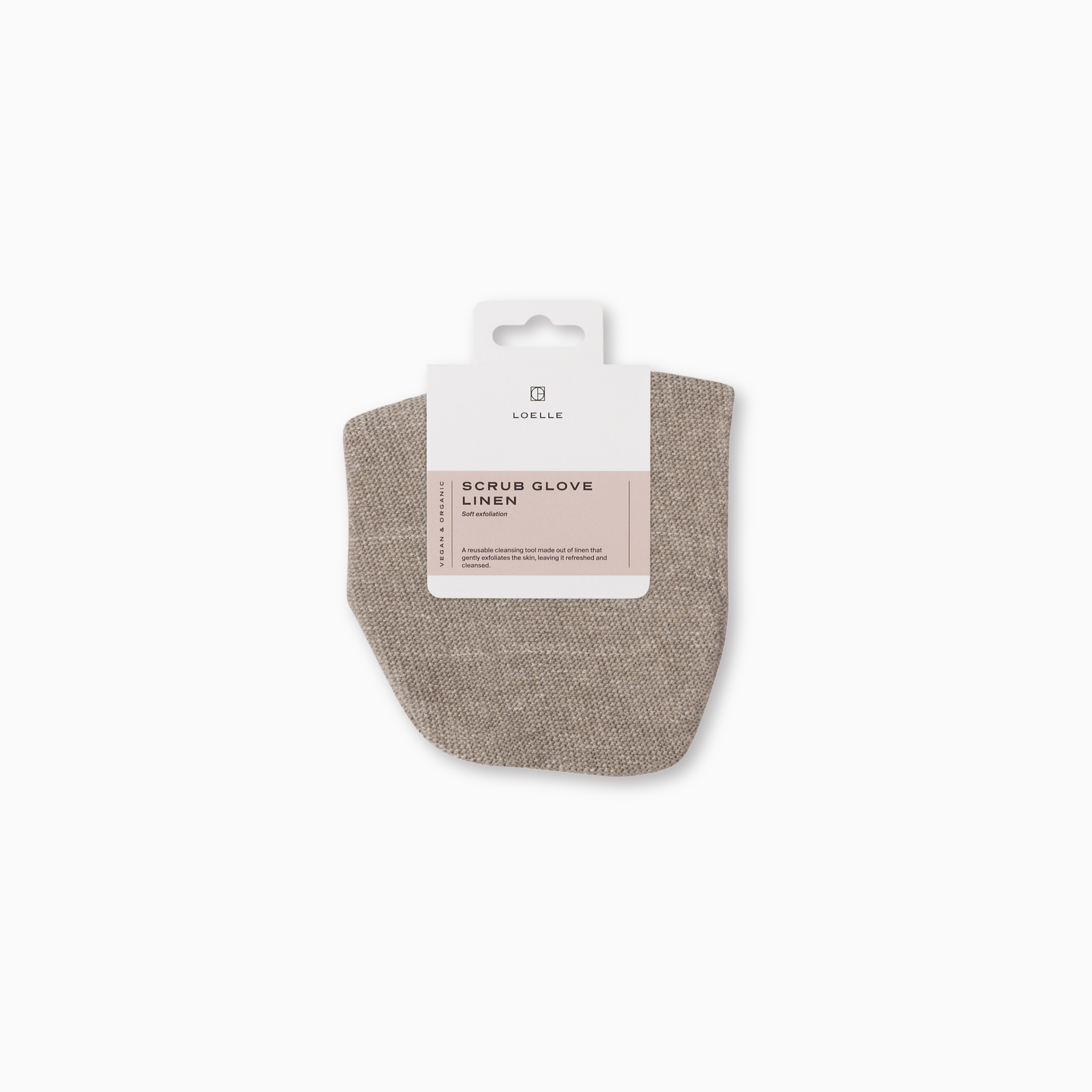 Scrub Glove - Organic Linen - Soft exfoliation