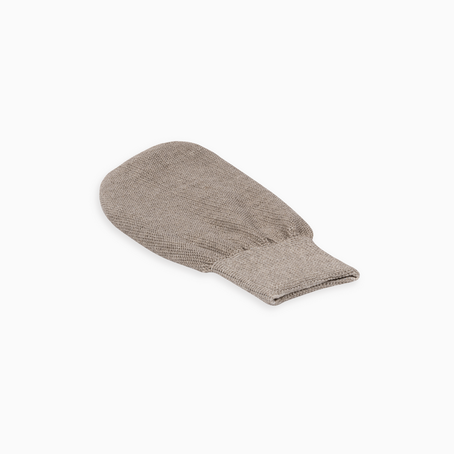 Scrub Glove - Organic Linen - Soft exfoliation